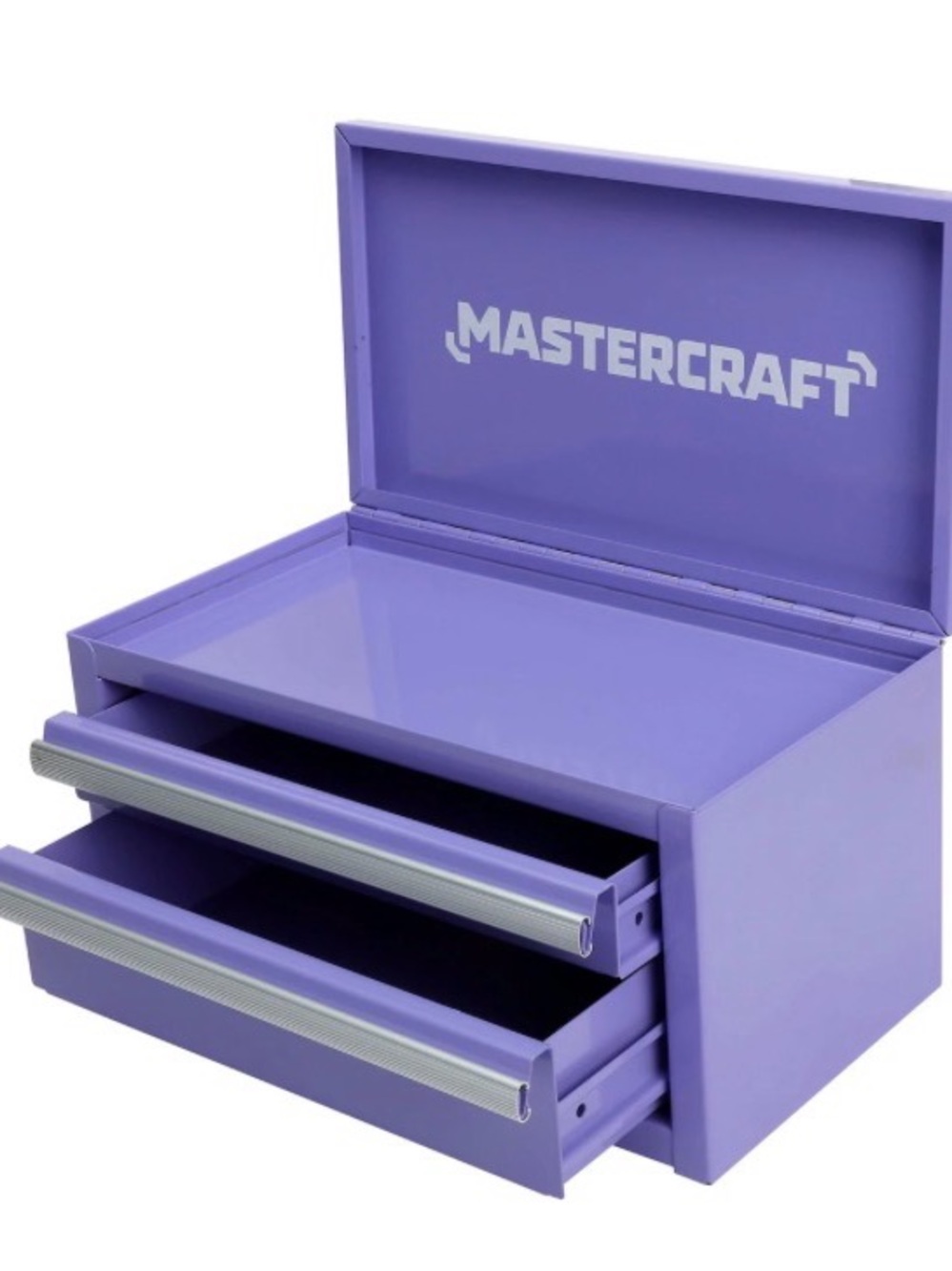 MASTERCRAFT- Mini Purple Metal Chest Drawer Organizer